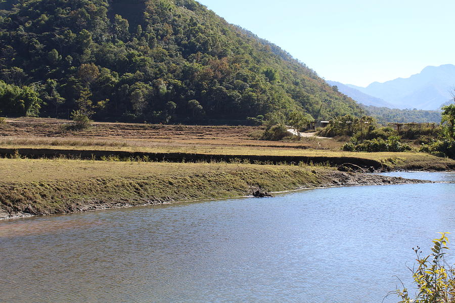 Beautiful view of blue sky and river in Manipur. Photograph by Nitin ...