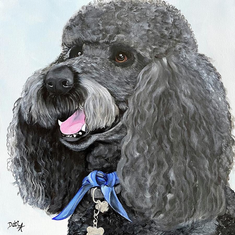 Dog Painting - Beaux #1 by Debi Starr