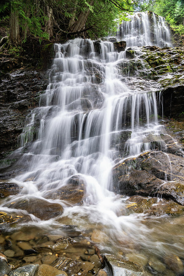 Beaver Brook Falls, Colebrook, New Hampshire #1 Photograph by Dawna Moore Photography