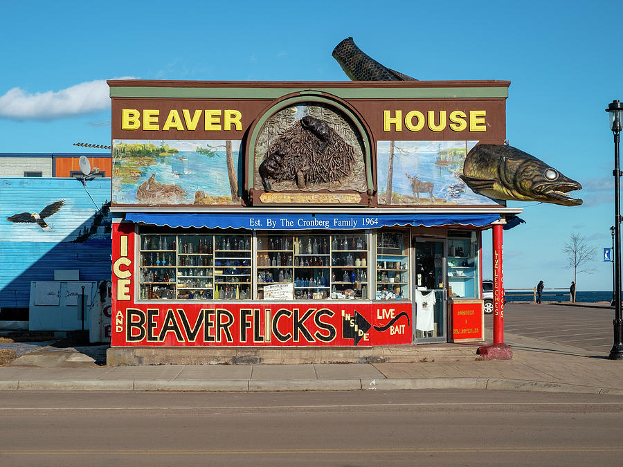 Beaver House, Grand Marais Photograph by Don Douglas