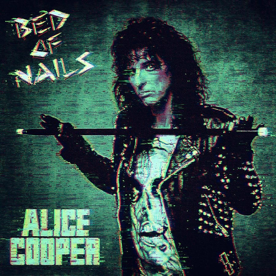 Bed Of Nails Alice Cooper Digital Art by Keagan Arcelina Fine Art America
