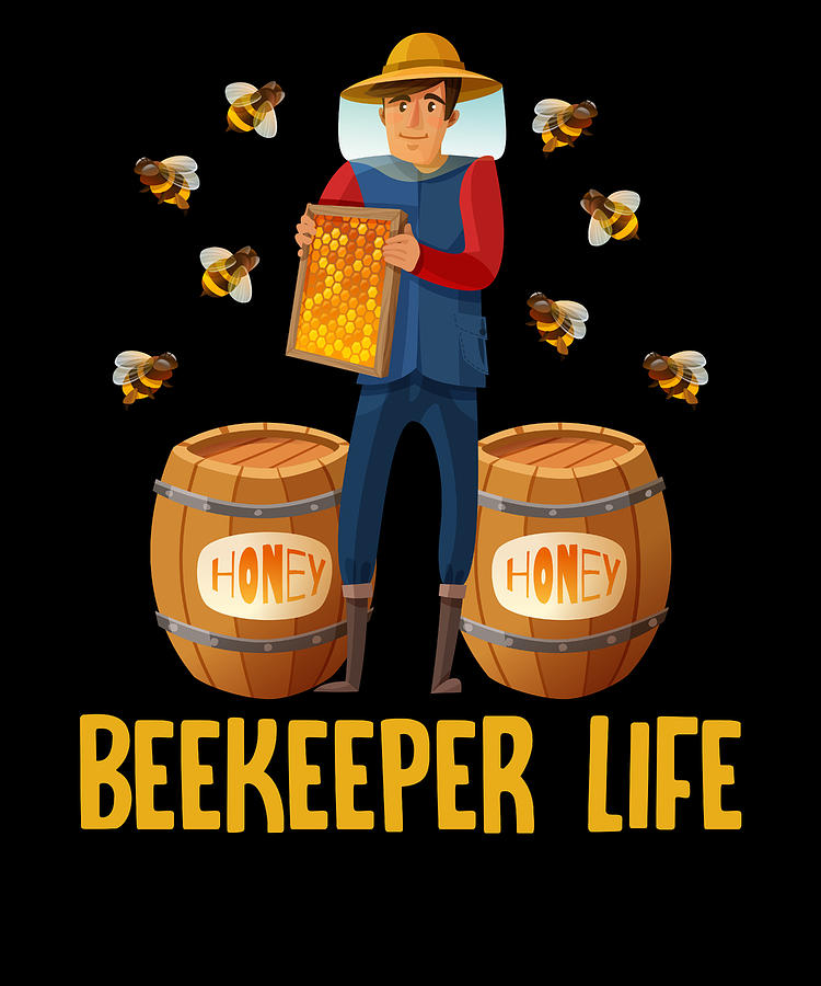 Beekeeping Beekeeper Honey Bee Digital Art by Mercoat UG ...