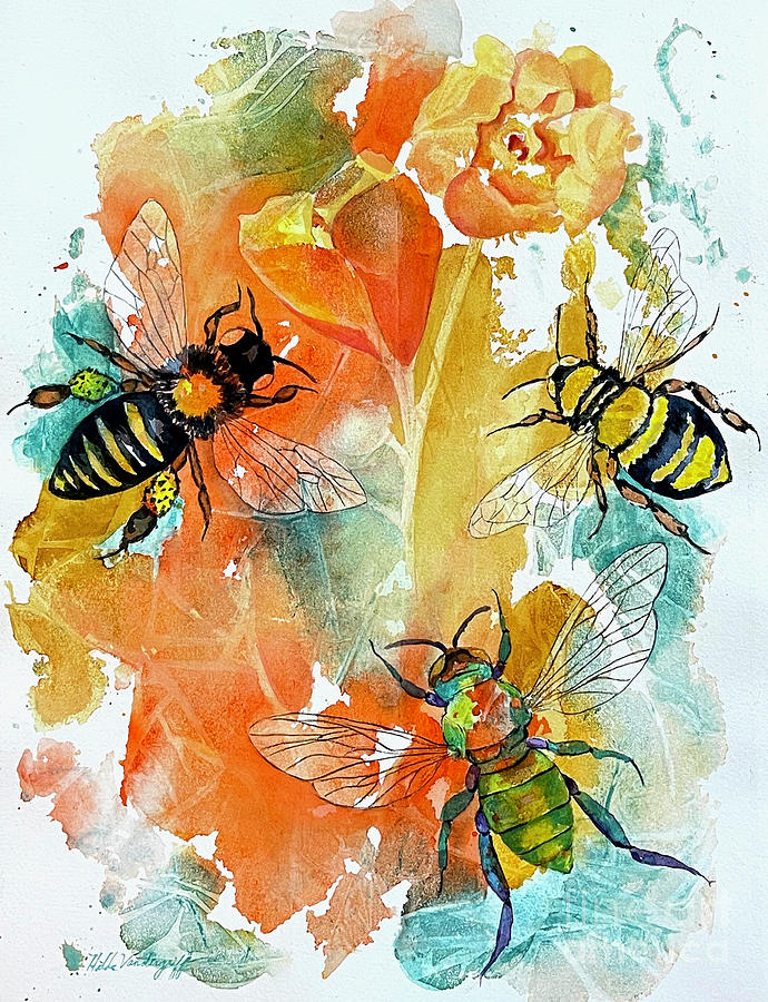 Bees Painting