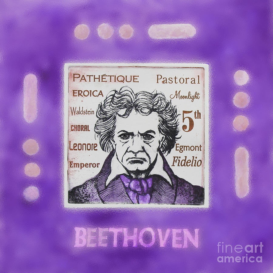Beethoven #1 Mixed Media by Paul Helm