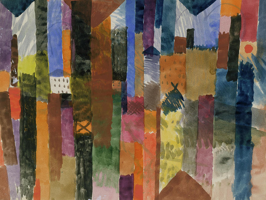 Paul Klee Painting - Before the Town #1 by Paul Klee