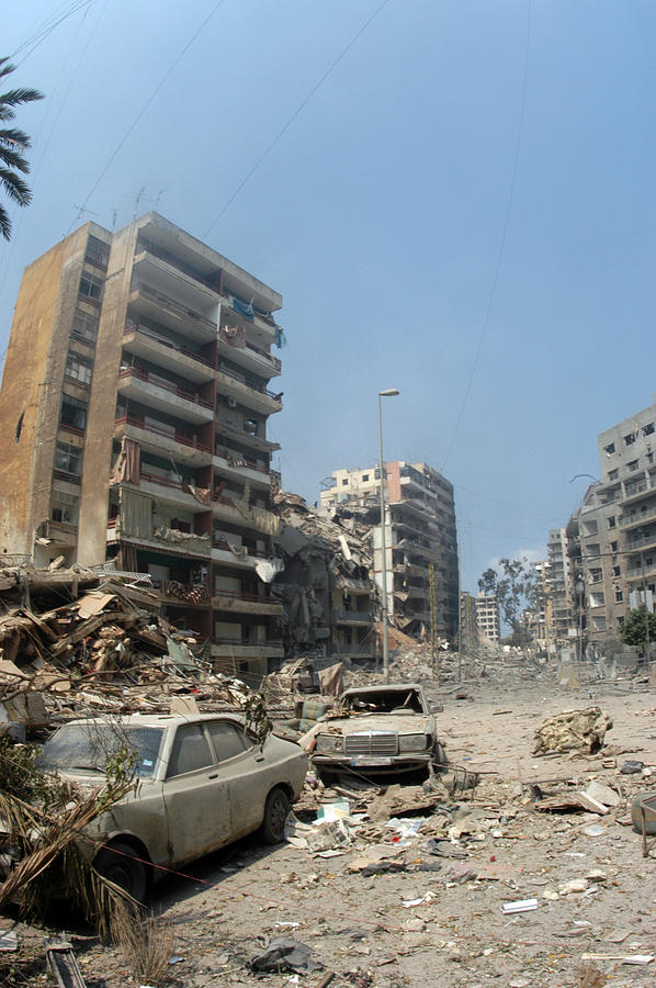 BEIRUT, LEBANON - JULY 20 Buildings Destroyed By Israeli Bombing In The ...