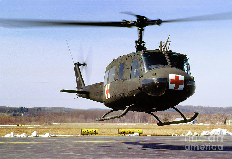 Bell UH-1 Huey Landing, US Army #2 Photograph by Wernher Krutein