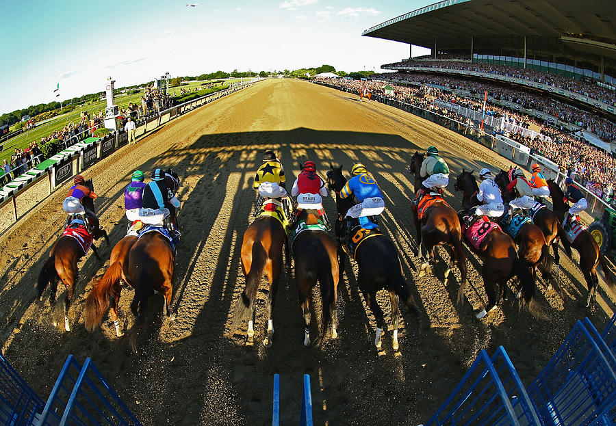 Belmont Stakes 2014 #1 Photograph by Al Bello