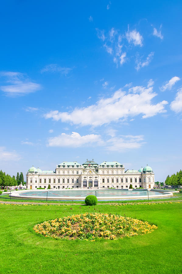 Belvedere Palace in Vienna, Austria #1 Photograph by AleksandarGeorgiev