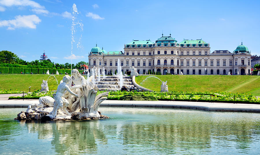 Belvedere palace, Vienna #1 Photograph by Alxpin