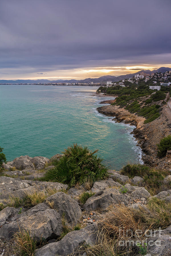 Benicassim coast from the hill #3 Photograph by Vicente Sargues