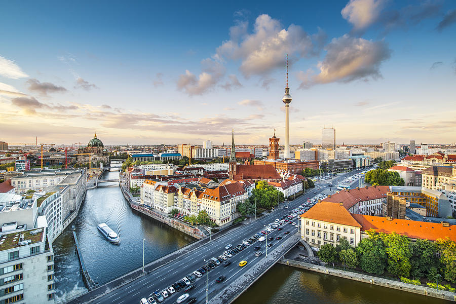 Berlin Cityscape #1 Photograph by SeanPavonePhoto