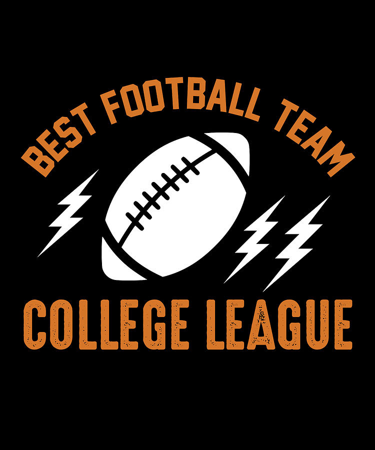 Football Digital Art - Best football team college league #1 by Jacob Zelazny