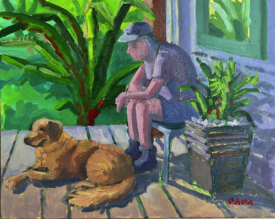 Best Friends #1 Painting by Ralph Papa
