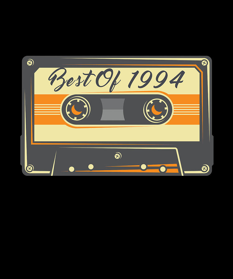 Best Of 1994 Retro Vintage Music Cassette Digital Art by ...