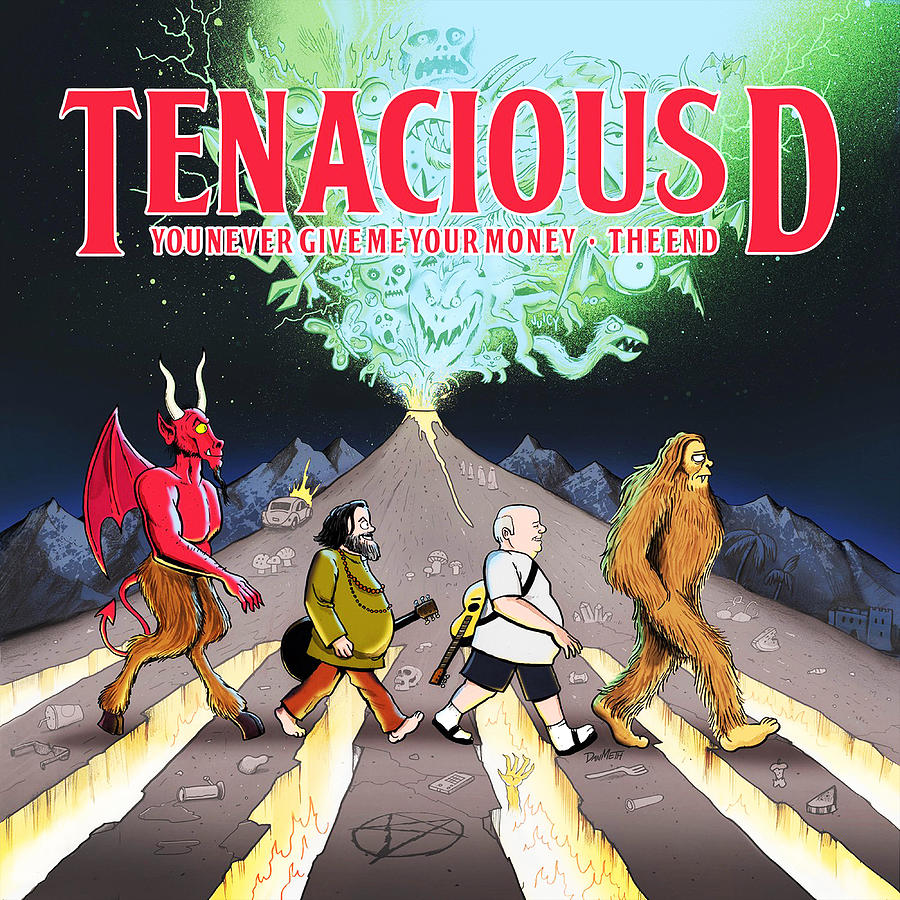 Best Selling Music comedy rock duo Tenacious D Digital Art by Ashilla ...