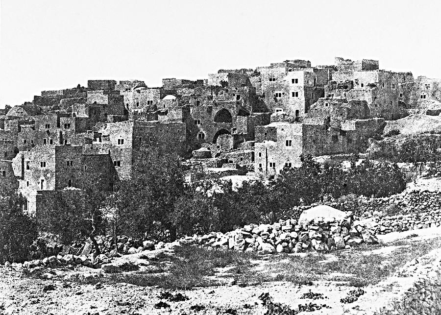 Bethlehem in 1854 #1 Photograph by Munir Alawi