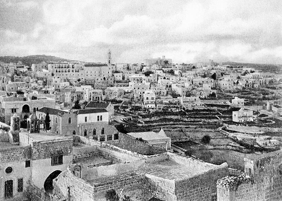 Bethlehem in Black and White #1 Photograph by Munir Alawi
