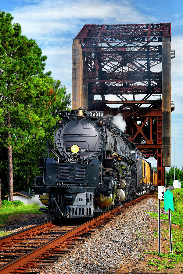 Big Boy 4014 Over Bayou Plaquemine #1 Photograph by Andy Crawford