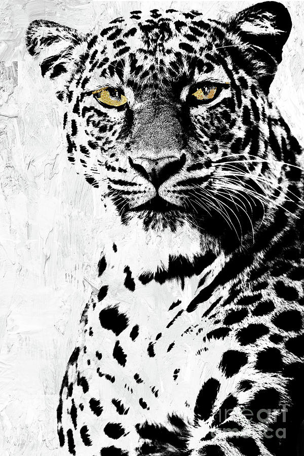 Leopard Painting - Big Cat #1 by Mindy Sommers