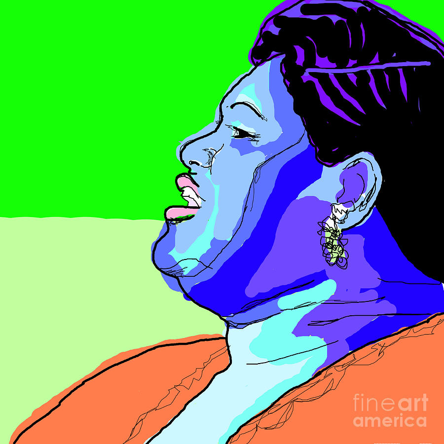 Big Mama Thornton Digital Art By Patricia Panopoulos 