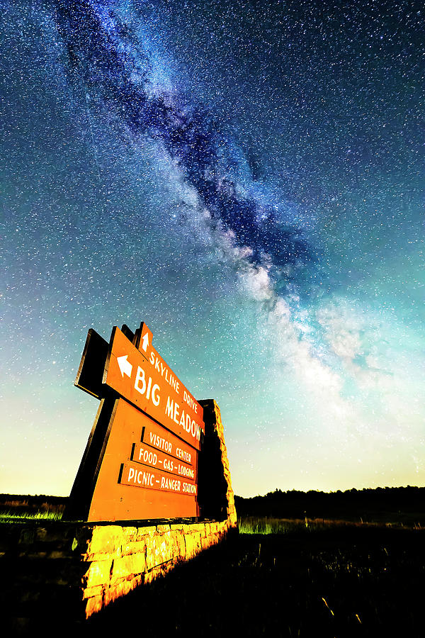 Big Meadows Milky Way #1 Photograph by Travis Rogers