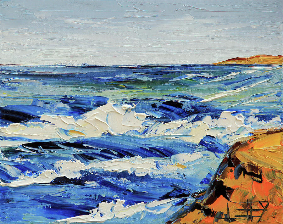 Big Sur and Monterey California Seascape Painting by Lisa Elley - Fine ...