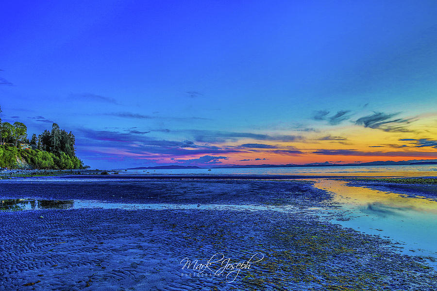 Birch Bay Beach Sunset #1 Photograph by Mark Joseph