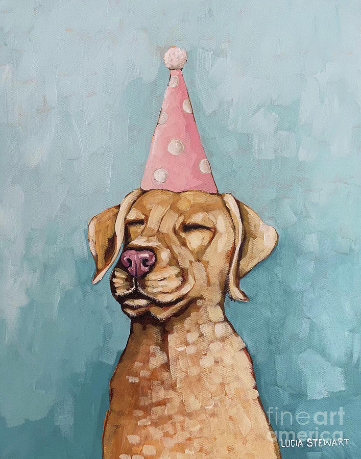 Birthday Girl #1 Painting by Lucia Stewart