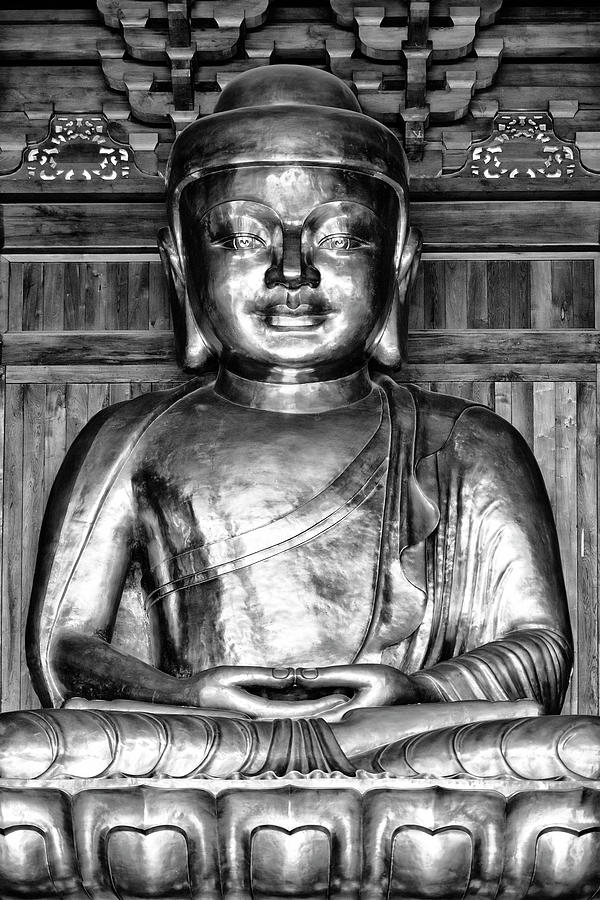 Black China Series - Buddha #1 Photograph by Philippe HUGONNARD