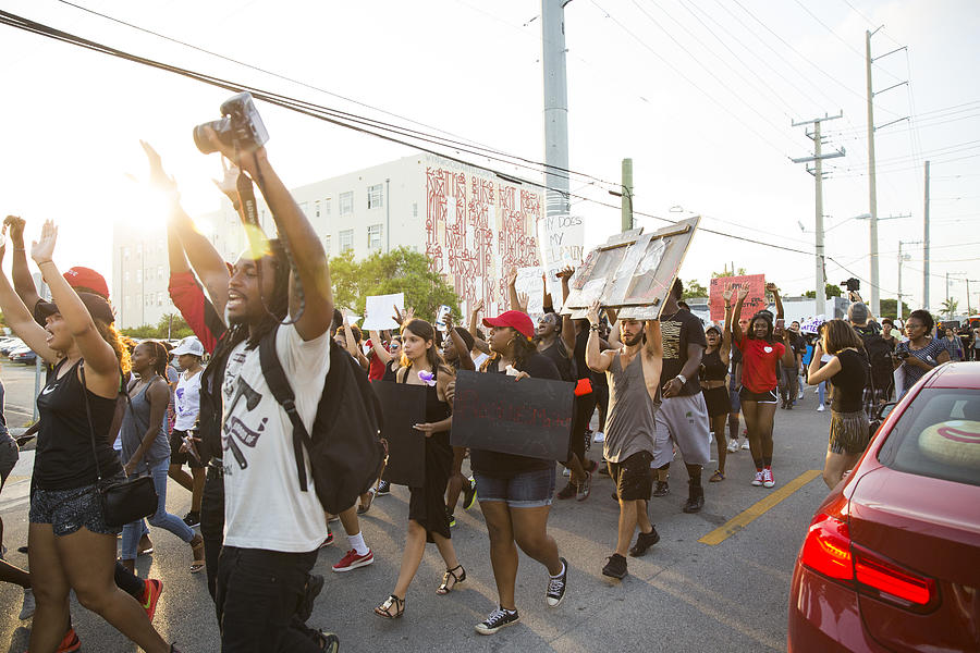 Black Lives Matter protest Miami #1 Photograph by Alejandrophotography