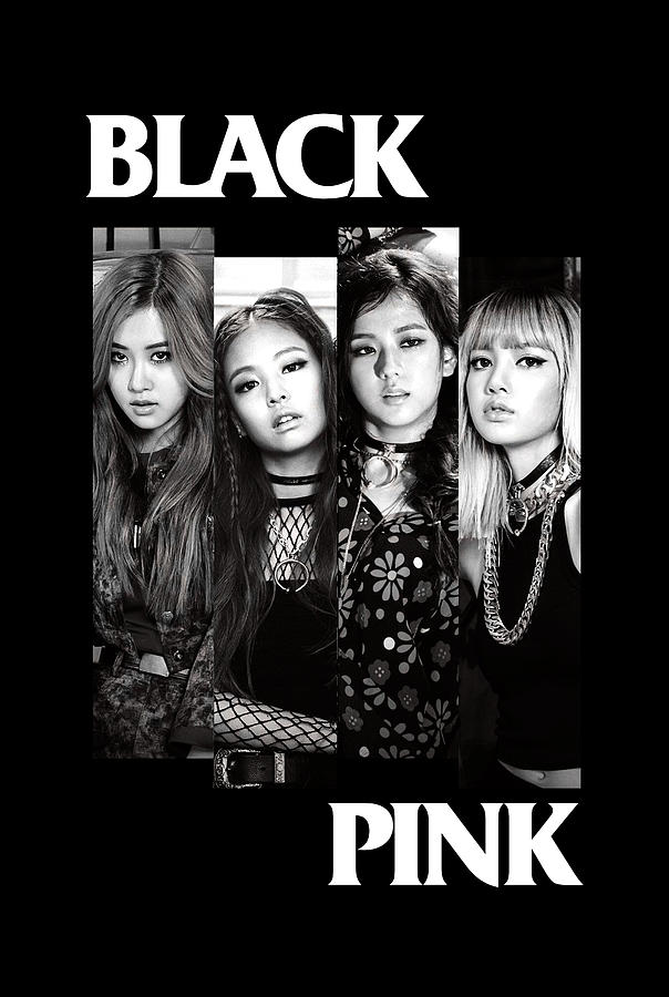 Blackpink Poster Painting Calligraphy, Wall Poster Black Pink