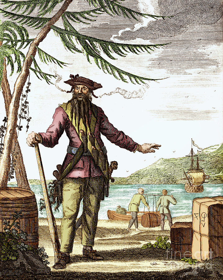 Blackbeard Or Edward Teach English Pirate Photograph By Science Source Fine Art America