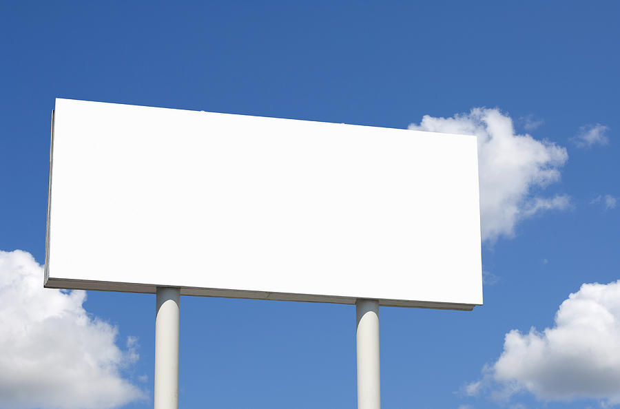 Blank billboard #1 Photograph by Rob Atkins