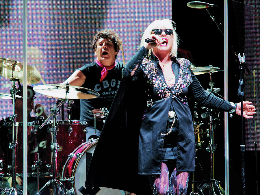 Blondie in Concert #2 Photograph by Ron Dubin