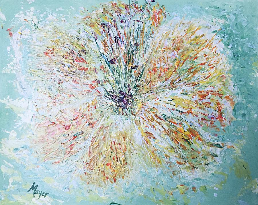 Bloom #2 Painting by Deb Mayer