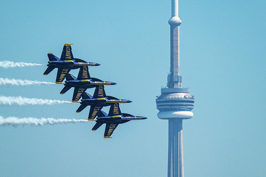 Blue Angels Toronto #1 Photograph by Dee Potter Blue Angels Toronto #1 Photograph by Dee Potter