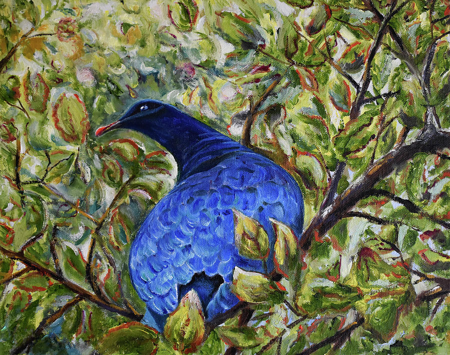 Blue Dove Painting by Danielle Gibson - Fine Art America