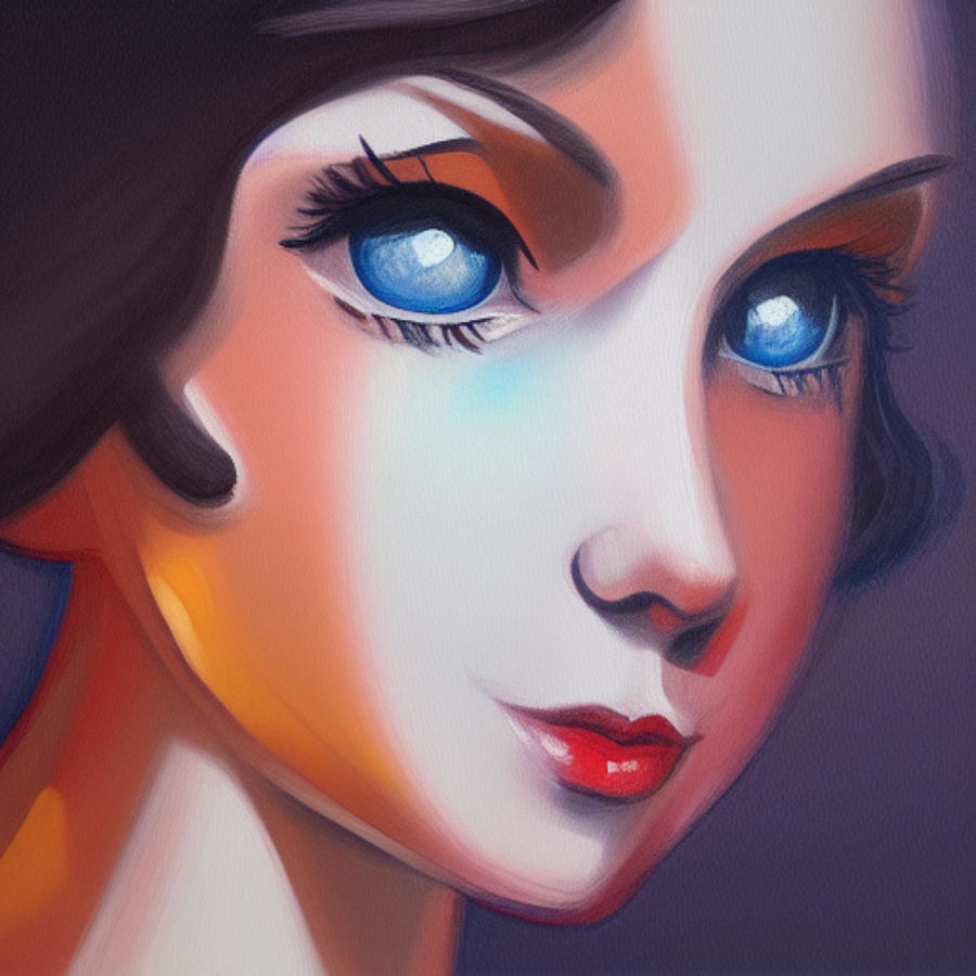 Blue Eyes #1 Digital Art by Caterina Christakos