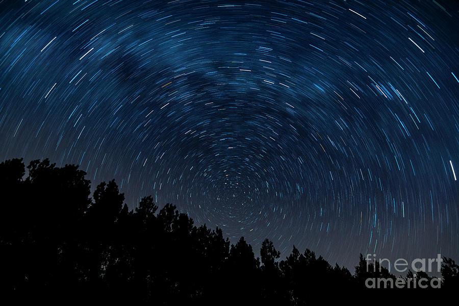 Blue galaxy night sky Photograph by Roberto Morgenthaler - Fine Art America