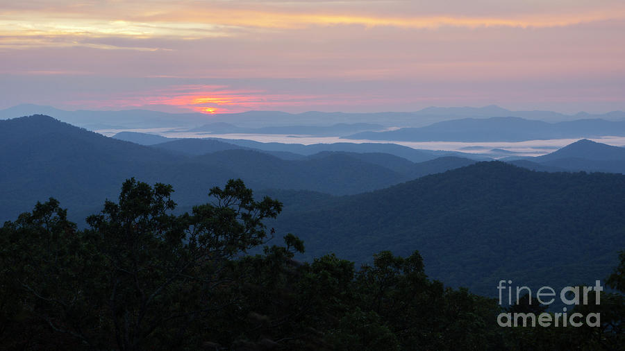 Blue Ridge Sunrise #1 Photograph by Jonathan Welch