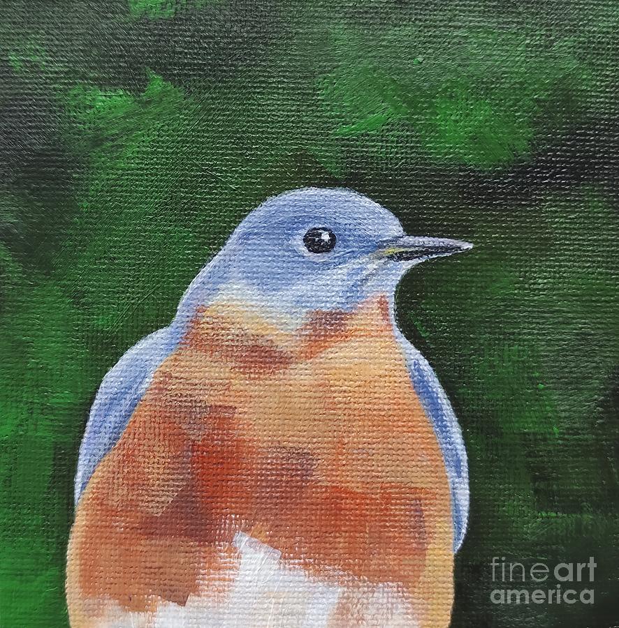 Bluebird #2 Painting by Lisa Dionne