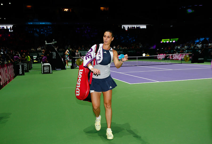 BNP Paribas WTA Finals: Singapore 2015 - Day Five #1 Photograph by Julian Finney