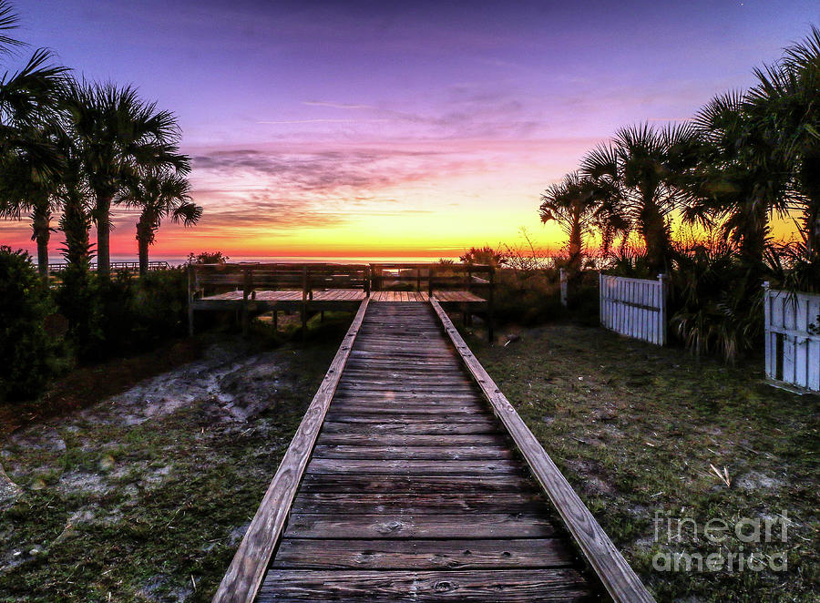 Boardwalk Sunrise #1 Photograph by Scott Moore