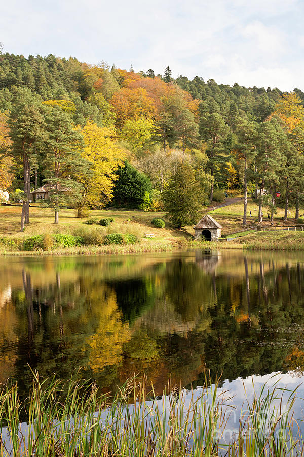 Cragside Boathouse on Tumbleton Lake Photograph by Bryan Attewell