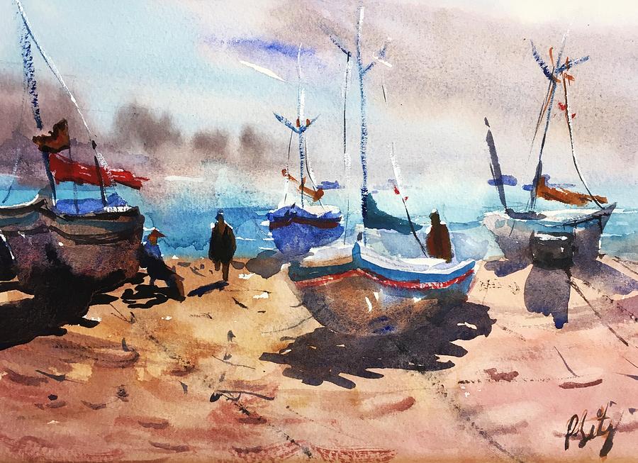 Boatniks Painting