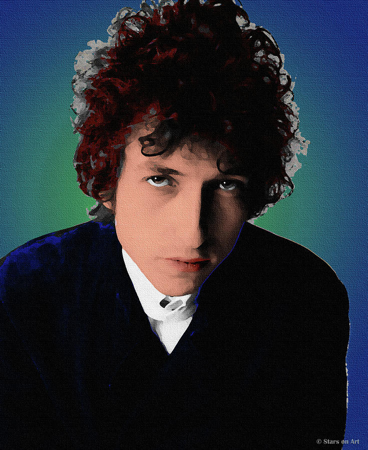 Bob Dylan Painting by Stars on Art