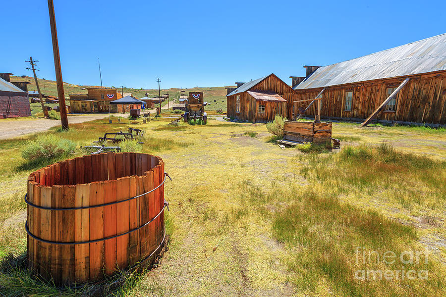 Bodie Ghost Town 1800s cityscape #1 Photograph by Benny Marty