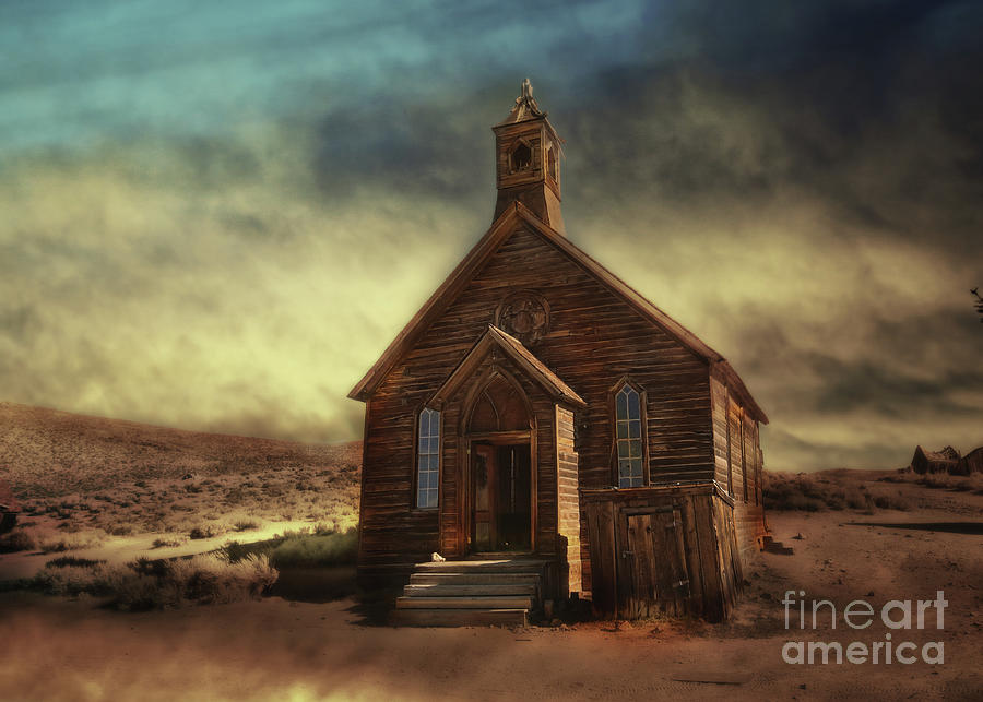 Bodie Ghost Town Church Photograph by Stephanie Laird