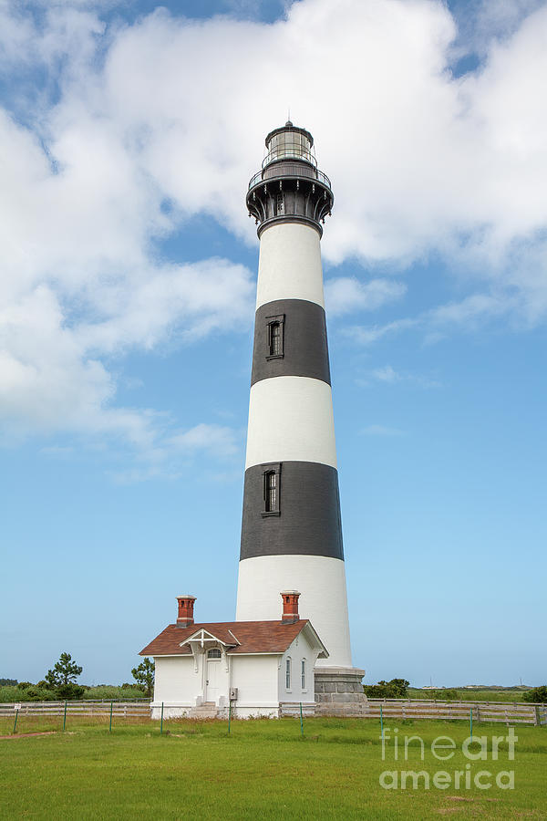 Bodie Island Lighthouse In The Outer Banks Of North Carolina #1 Photograph by William Kuta